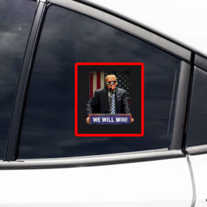 Donald Trump We Will Win 2028 Sticker