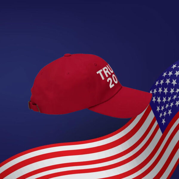 Embroidered Red MAGA Cap, Trump 2028 Hat
