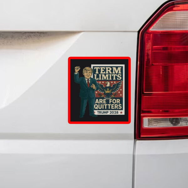 Funny Trump 2028 Vintage Political Sticker