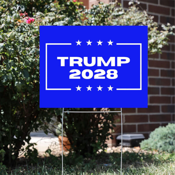 Keep America Great, Trump 2028 Yard Sign