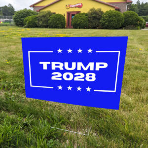 Keep America Great, Trump 2028 Yard Sign