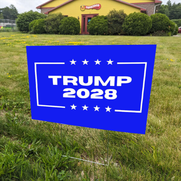 Keep America Great, Trump 2028 Yard Sign