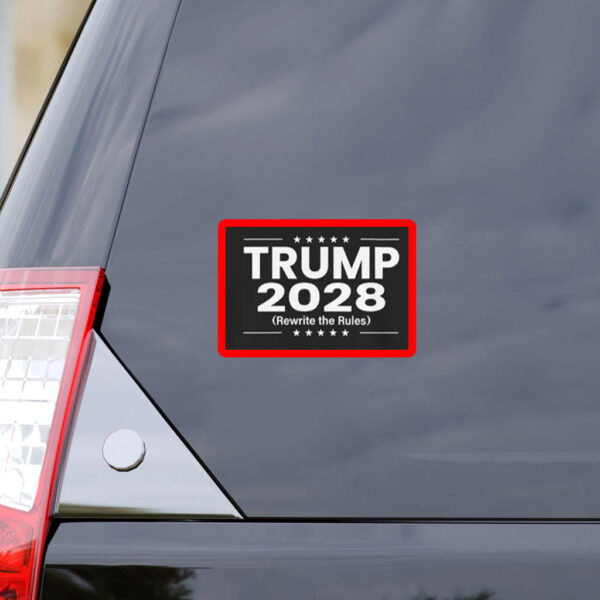 Pro Trump 2028 Rewrite the Rules Sticker