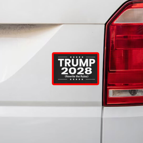 Pro Trump 2028 Rewrite the Rules Sticker