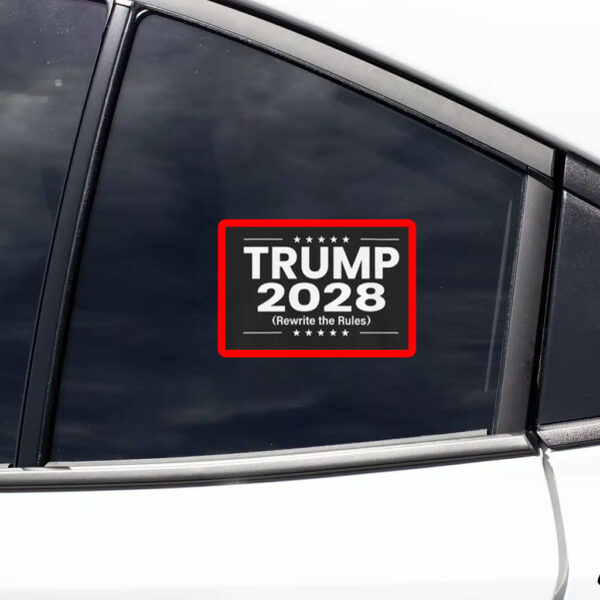 Pro Trump 2028 Rewrite the Rules Sticker