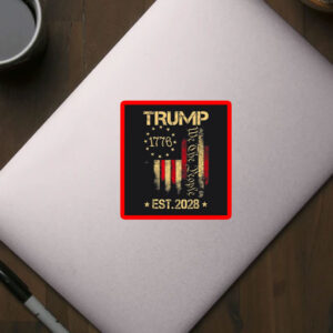 Pro Trump EST 2028 President Sticker