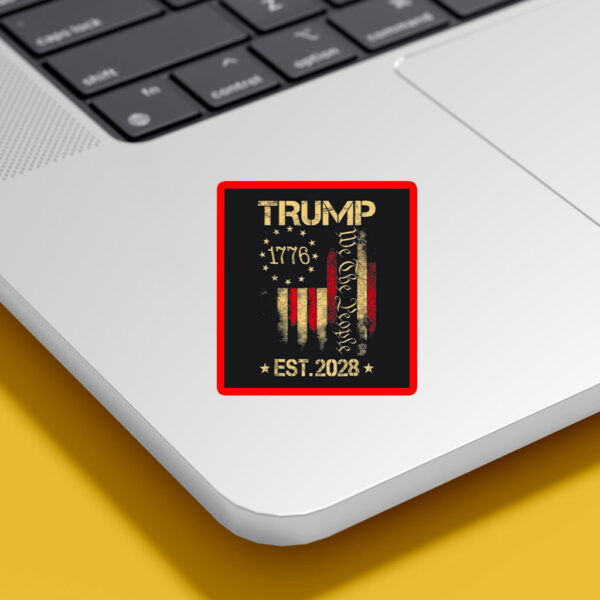 Pro Trump EST 2028 President Sticker
