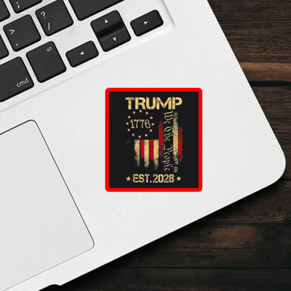 Pro Trump EST 2028 President Sticker