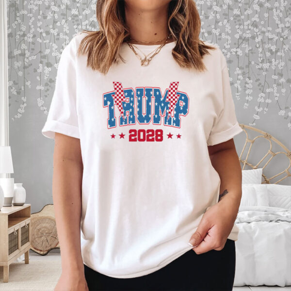 Retro Trump 2028 Shirt Re-Elect Donald Trump 2028 T Shirt