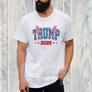 Retro Trump 2028 Shirt Re-Elect Donald Trump 2028 T Shirt