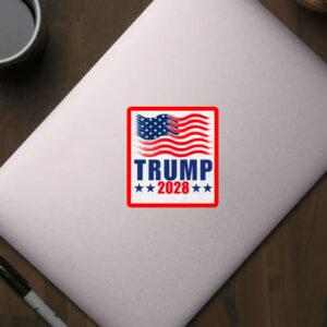 TRUMP-2028 Flag Sticker