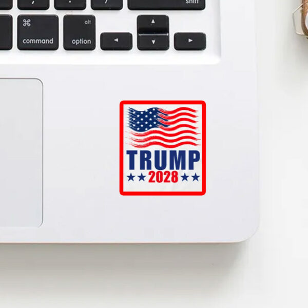 TRUMP-2028 Flag Sticker