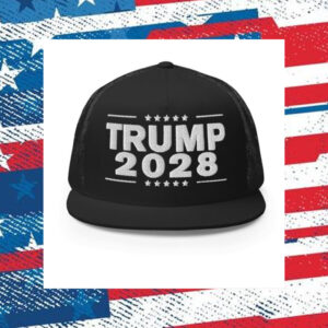 Trump 2028 5 Panel Trucker Cap