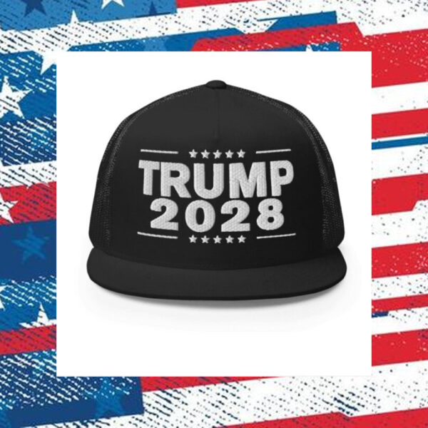 Trump 2028 5 Panel Trucker Cap