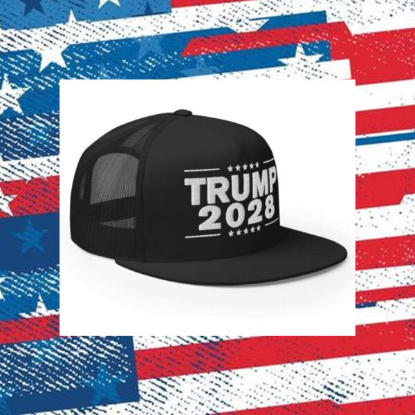 Trump 2028 5 Panel Trucker Cap