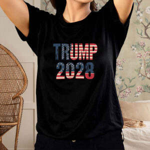 Trump 2028, American Flag Shirt
