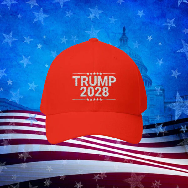 Trump 2028 Cap - Structured Embroidered Hat