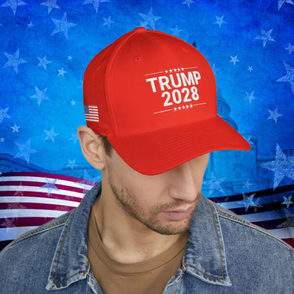 Trump 2028 Cap - Structured Embroidered Hat