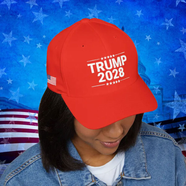 Trump 2028 Cap - Structured Embroidered Hat