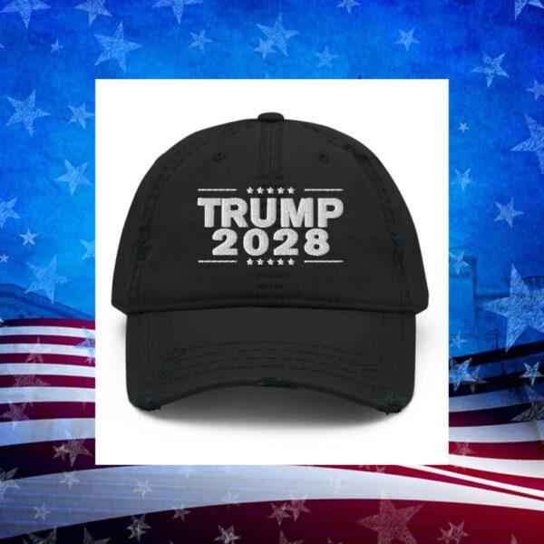 Trump 2028 Distressed Dad Hat