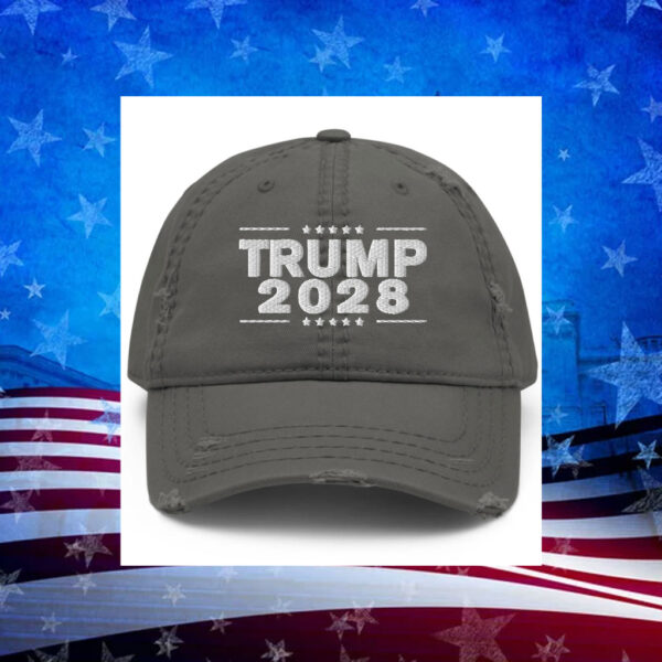Trump 2028 Distressed Dad Hat
