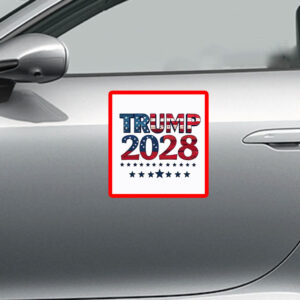 Trump 2028 Election Vintage Style Patriotic Sticker