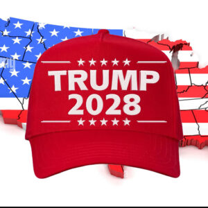 Trump 2028 Embroidered Hat, MAGA Red Hat