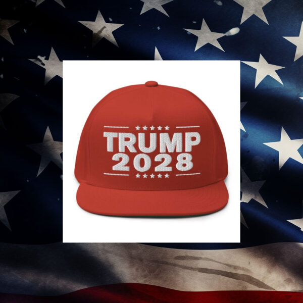 Trump 2028 Flat Bill Cap