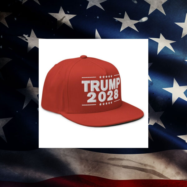 Trump 2028 Flat Bill Cap