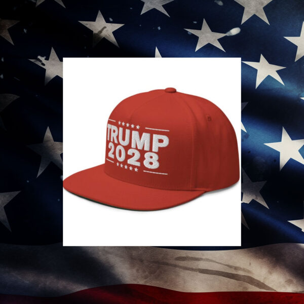 Trump 2028 Flat Bill Cap