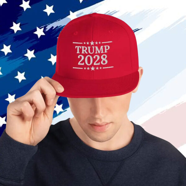 Trump 2028 Hat Embroidered Snapback Hat