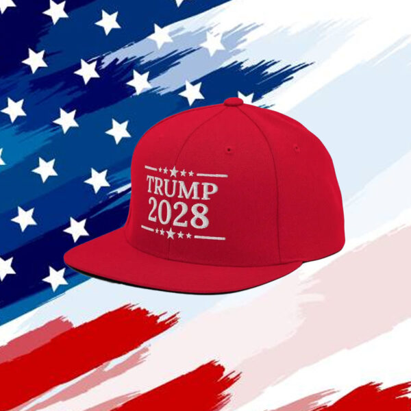 Trump 2028 Hat Embroidered Snapback Hat