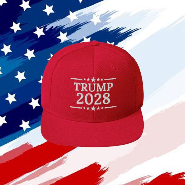 Trump 2028 Hat Embroidered Snapback Hat