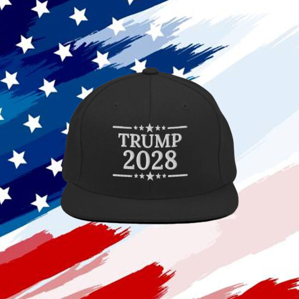 Trump 2028 Hat Embroidered Snapback Hat