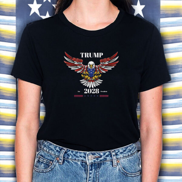 Trump 2028, Patriotic Eagle T-Shirt