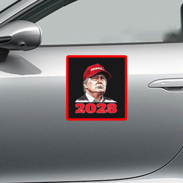 Trump 2028 Patriotic, President Trump 2028 Sticker
