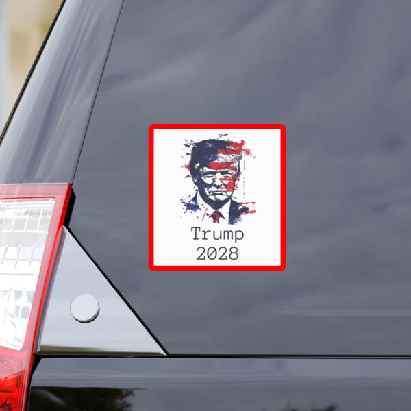 Trump 2028 Political Statement Sticker