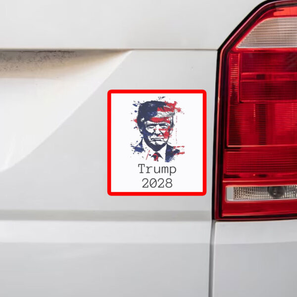Trump 2028 Political Statement Sticker
