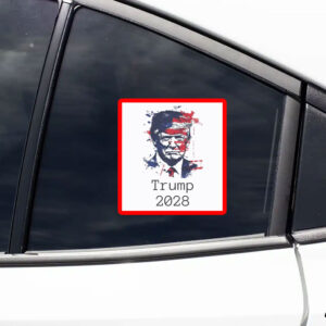 Trump 2028 Political Statement Sticker
