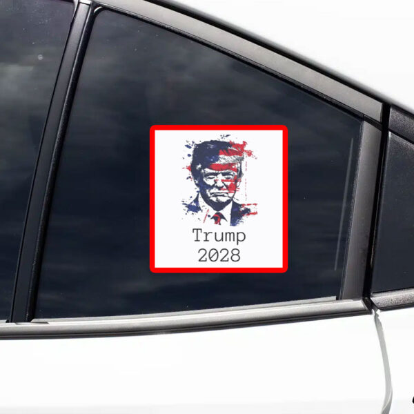 Trump 2028 Political Statement Sticker