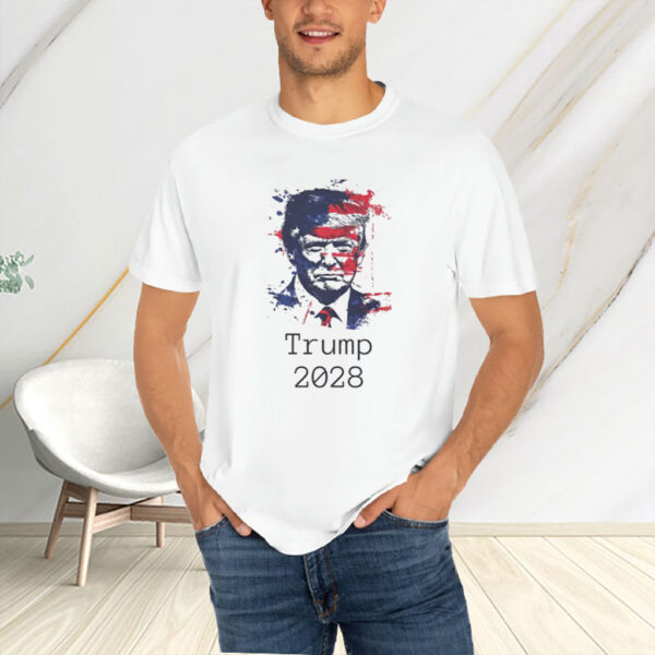 Trump 2028 Political Statement T-Shirt