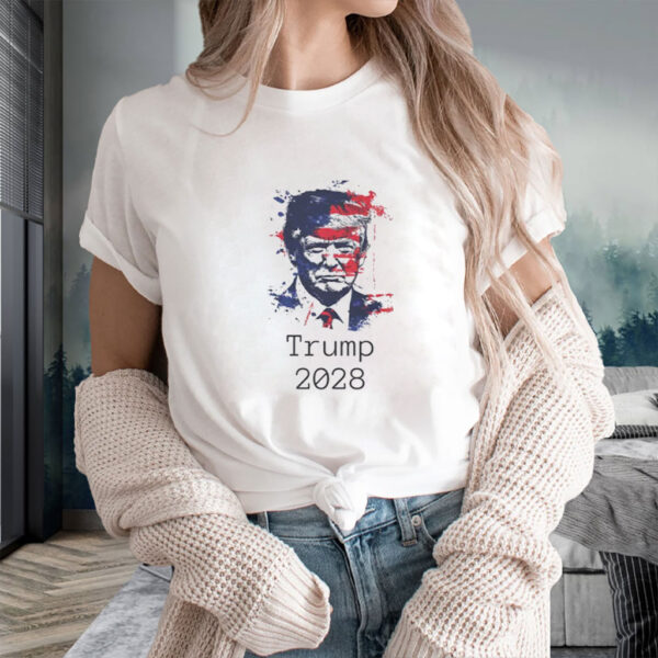 Trump 2028 Political Statement T-Shirt