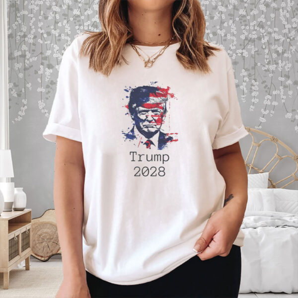 Trump 2028 Political Statement T-Shirt