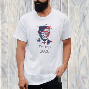 Trump 2028 Political Statement T-Shirt