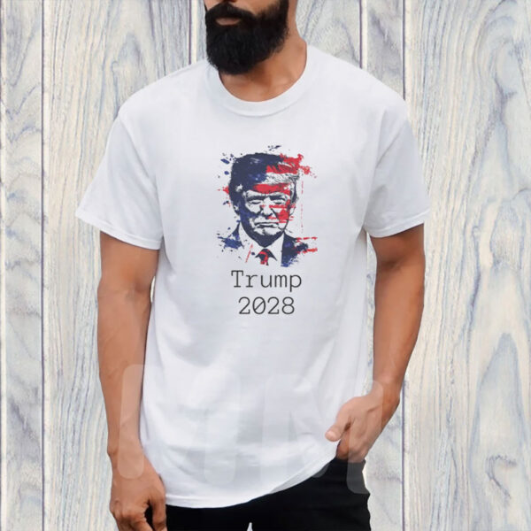 Trump 2028 Political Statement T-Shirt