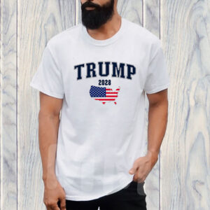 Trump 2028 President Map Shirt
