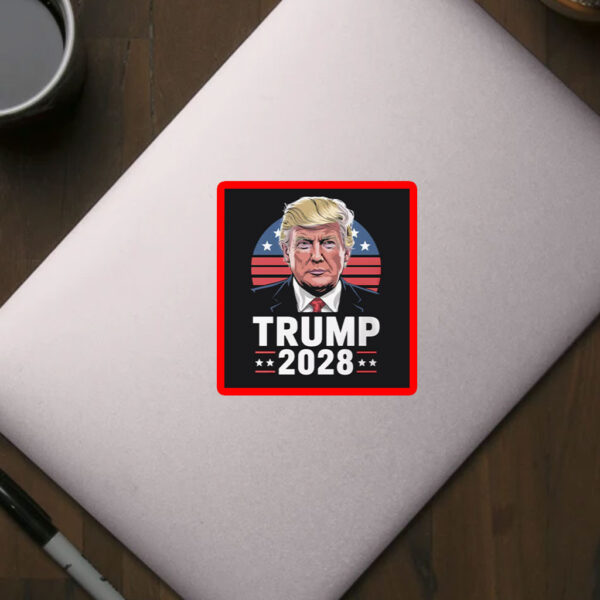 Trump 2028 Presidential Election Sticker