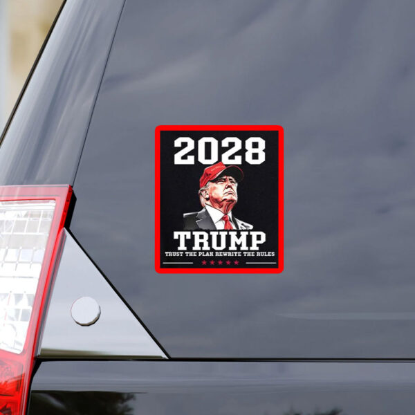 Trump 2028 Rewrite The Rules Sticker