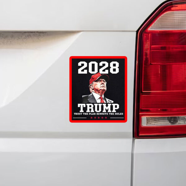 Trump 2028 Rewrite The Rules Sticker