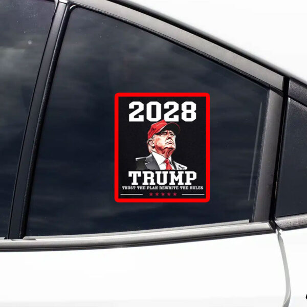 Trump 2028 Rewrite The Rules Sticker